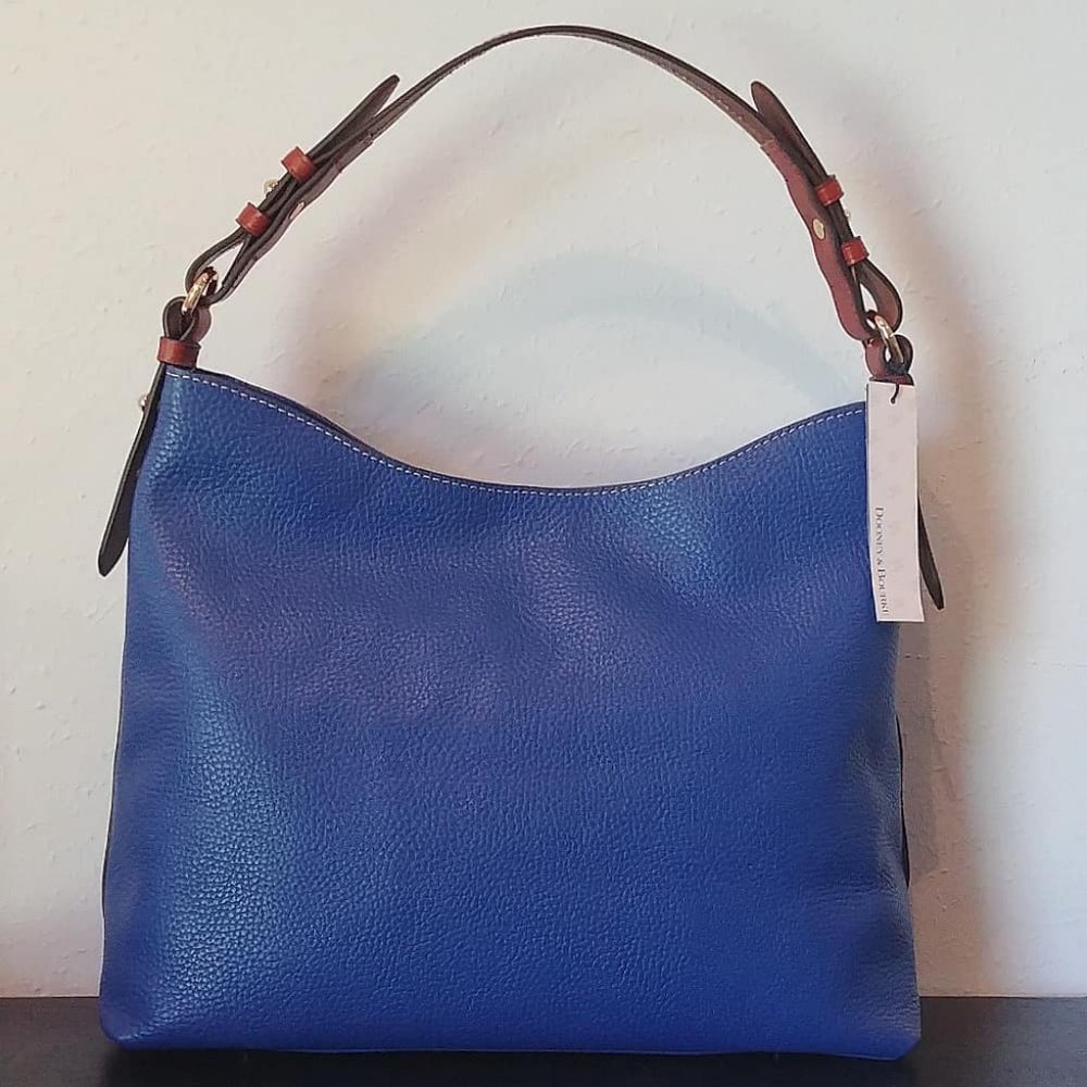 NEW! Dooney & Bourke French Blue Cooper Hobo Bag! - Picture 3 of 8